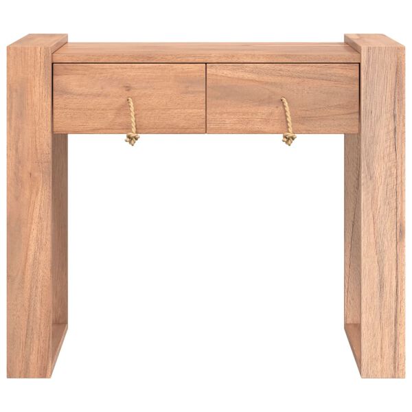 vidaXL Τραπέζι Κονσόλα 90 x 35 x 75 εκ. από Μασίφ Ξύλο Teak