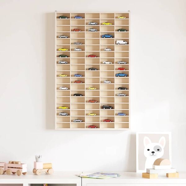 vidaXL Ξύλινη Βιτρίνα Συλλεκτών με 90 Θέσεις 50,5x4,5x79 εκ.