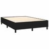 vidaXL &Kappa;&rho;&epsilon;&beta;ά&tau;&iota; Boxspring &mu;&epsilon; &Sigma;&tau;&rho;ώ&mu;&alpha; & LED &Mu;&alpha;ύ&rho;&omicron; 140x190 &epsilon;&kappa;. &Upsilon;&phi;&alpha;&sigma;&mu;ά&tau;&iota;&nu;&omicron;