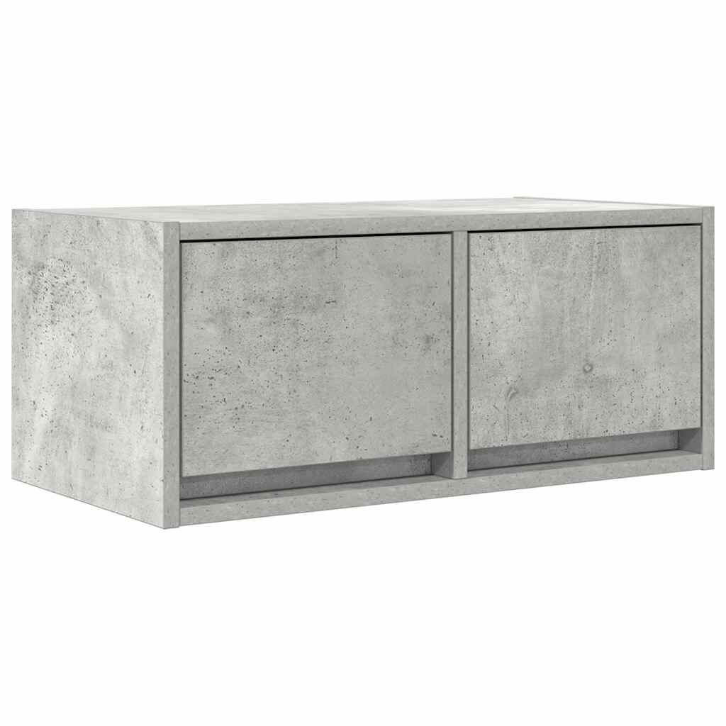 vidaXL Έπιπλο Τηλεόρασης Γκρι μπετόν 60x31x25,5 εκ. Επεξεργασμένο Ξύλο