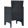 vidaXL Καρέκλα Κήπου 2 pcs Ανθρακί 53 x 49 x 85 εκ. PP