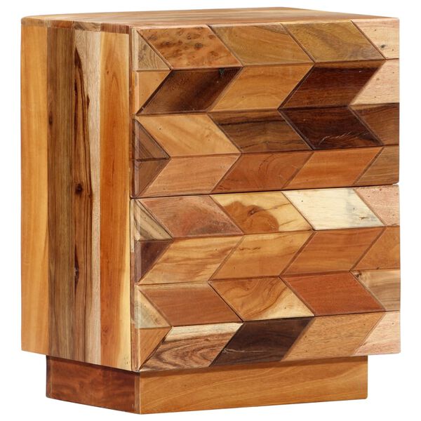 vidaXL Κομοδίνο 40 x 30 x 50 εκ. από Μασίφ Ανακυκλωμένο Ξύλο