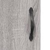 vidaXL Ντουλάπι Γκρι Sonoma 69,5 x 34 x 180 εκ. Επεξεργασμένο Ξύλο