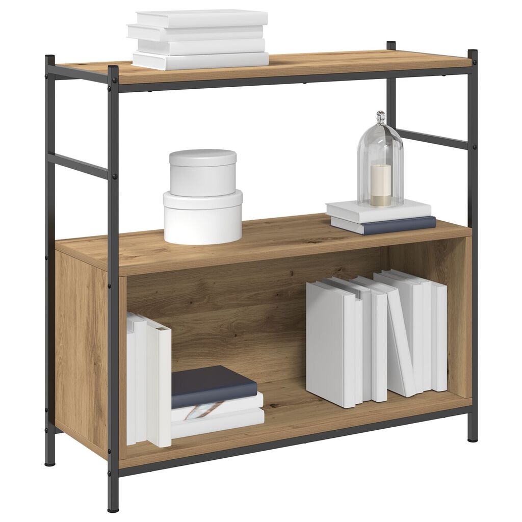 vidaXL Βιβλιοθήκη Artisian Δρυς 80x30x78,5 εκ. Επεξεργασμένο ξύλο