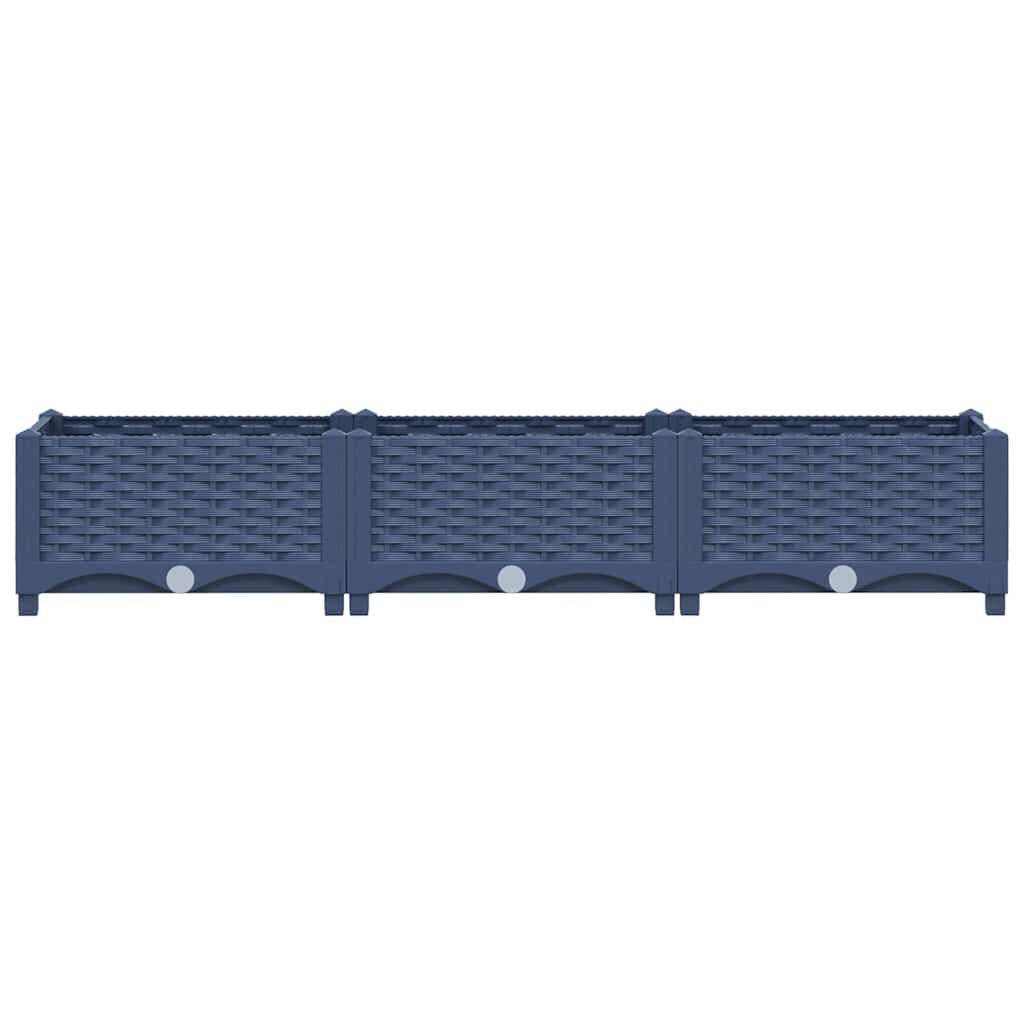 vidaXL Ζαρντινιέρα 120 x 40 x 23 εκ. από Πολυπροπυλένιο