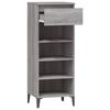 vidaXL Παπουτσοθήκη Γκρι Sonoma 40x36x105 εκ. από Επεξεργασμένο Ξύλο