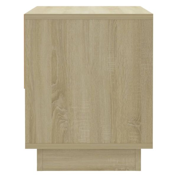 vidaXL Κομοδίνα 2 τεμ. Sonoma Δρυς 45 x 34 x 44 εκ. Επεξεργ. Ξύλο
