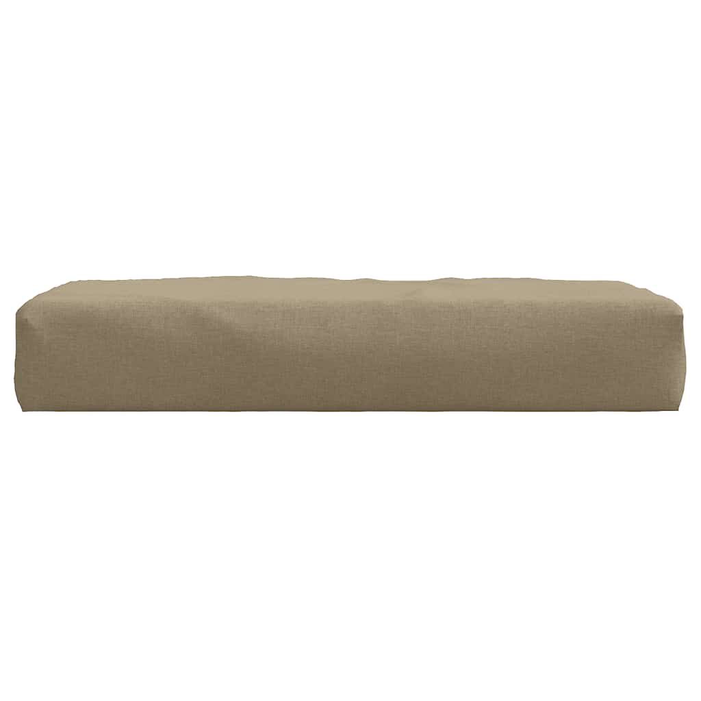 vidaXL Μαξιλάρι Παλέτας Taupe 60x60x9,5 εκ. Ύφασμα