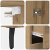vidaXL Highboard &mu;&epsilon; &sigma;&upsilon;&rho;&tau;ά&rho;&iota; Artisan Oak 69,5 x 34 x 180 &epsilon;&kappa;.