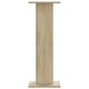 vidaXL Βάσεις Φυτών 2 Τεμ. Sonoma Δρυς 30x30x80 εκ. Επεξεργασμένο Ξύλο