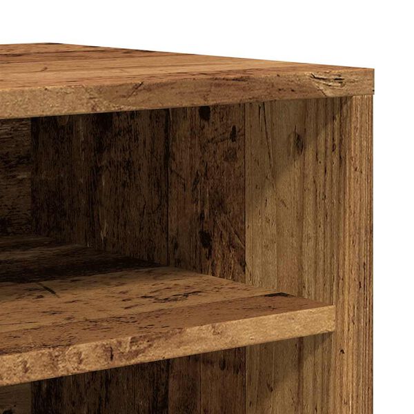 vidaXL Παπουτσοθήκη Παλιό Ξύλο 32 x 35 x 70 εκ. από Μοριοσανίδα