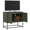 vidaXL Έπιπλο Τηλεόρασης Πράσινο Λαδί 68,5x39x60,5 εκ. από Ατσάλι