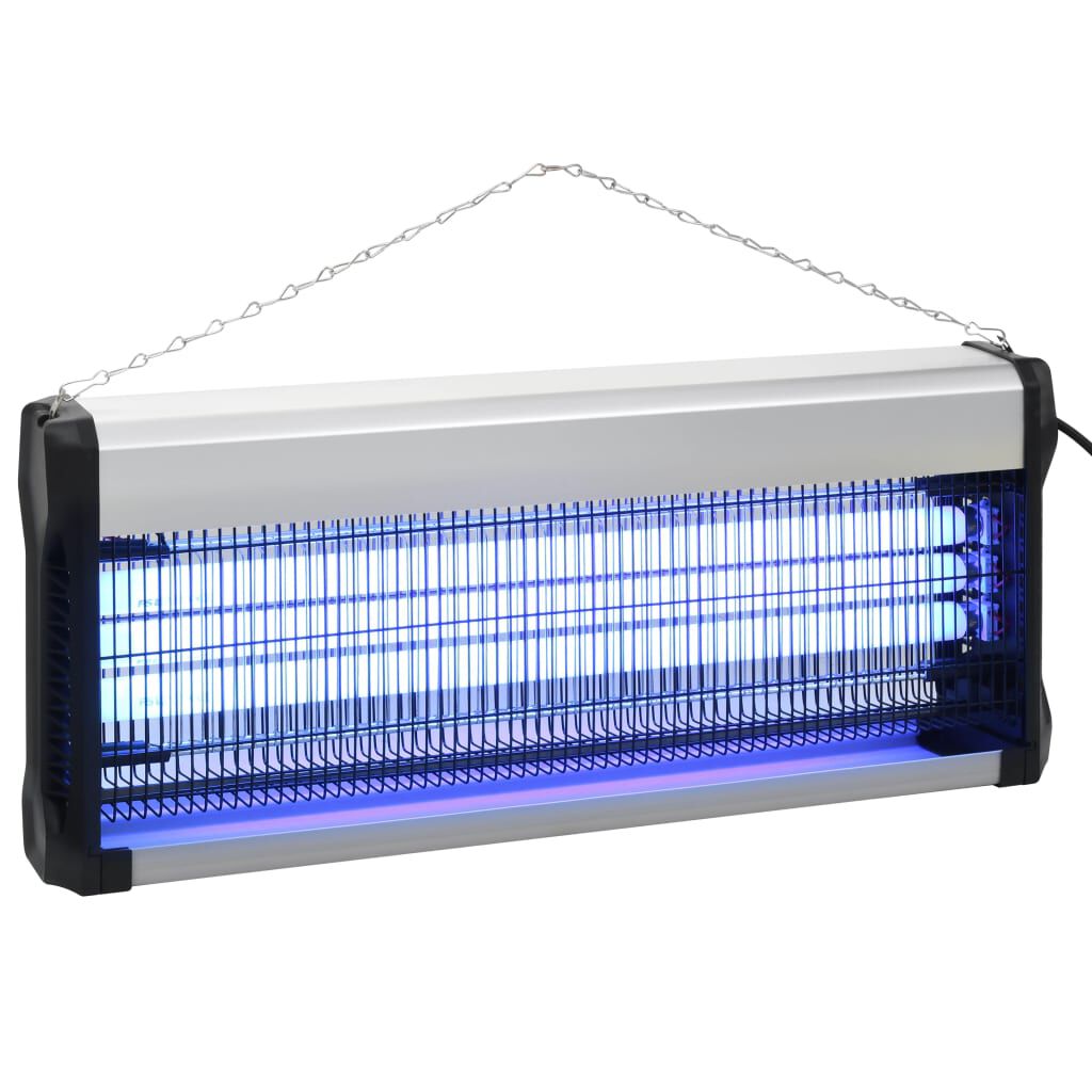 vidaXL Εντομοπαγίδα Ηλεκτρική 60 W Μαύρη από Αλουμίνιο και ABS