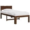 vidaXL &Mu;&omicron;&nu;ό &Kappa;&rho;&epsilon;&beta;ά&tau;&iota; &mu;&epsilon; &Kappa;&epsilon;&phi;&alpha;&lambda;ά&rho;&iota; ROSTOCK &Sigma;&kappa;&omicron;ύ&rho;&omicron; &Kappa;&alpha;&phi;έ 80 x 200 cm