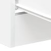 vidaXL Κομοδίνα 2 τεμ. Γυαλιστερό Λευκό 38x35x56 εκ. από Επεξ. Ξύλο