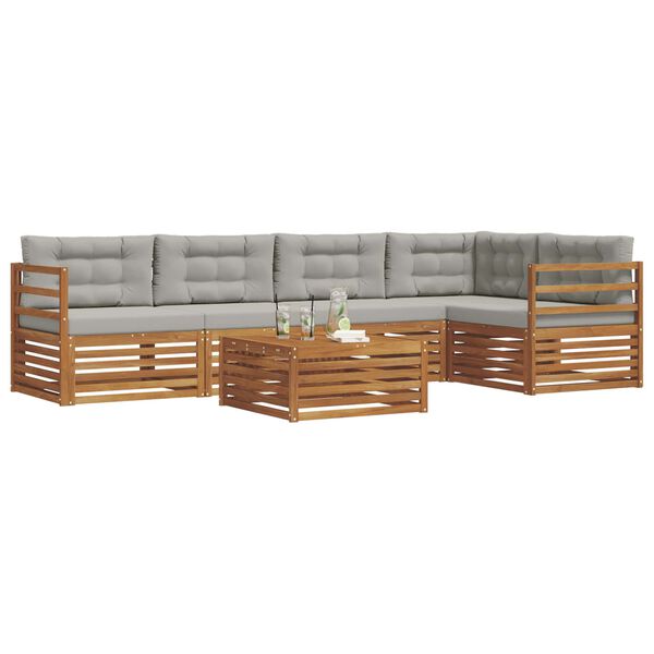 vidaXL &Sigma;&epsilon;&iota;&rho;ά &Kappa;&alpha;&nu;&alpha;&pi;έ &Epsilon;&xi;&omega;&tau;&epsilon;&rho;&iota;&kappa;&omicron;ύ 6 pcs &Phi;&upsilon;&sigma;&iota;&kappa;ό &kappa;&alpha;&iota; &Alpha;&nu;&omicron;&iota;&chi;&tau;ό &Gamma;&kappa;&rho;&iota;