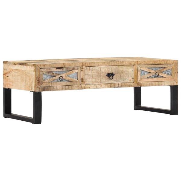 vidaXL Τραπεζάκι Σαλονιού 110 x 50 x 38 εκ. από Μασίφ Ξύλο Μάνγκο