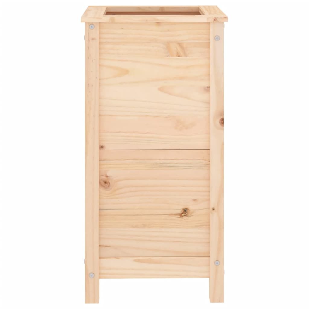 vidaXL Ζαρντινιέρα 40 x 40x 78 εκ. από Μασίφ Ξύλο Πεύκου
