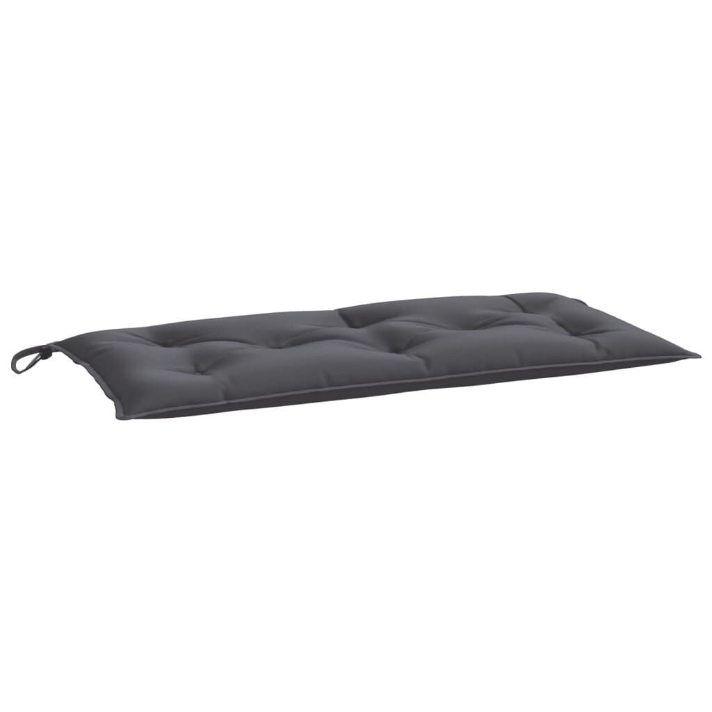 vidaXL Μαξιλάρι Πάγκου Κήπου Ανθρακί 110x50x7 εκ. Ύφασμα Oxford