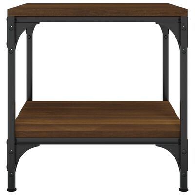 vidaXL Τραπεζάκι Σαλονιού Καφέ Δρυς 50x50x40 εκ. Επεξεργασμένο Ξύλο