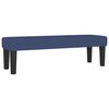 vidaXL Κρεβάτι Boxspring με Στρώμα Μπλε 140x190 εκ. Υφασμάτινο