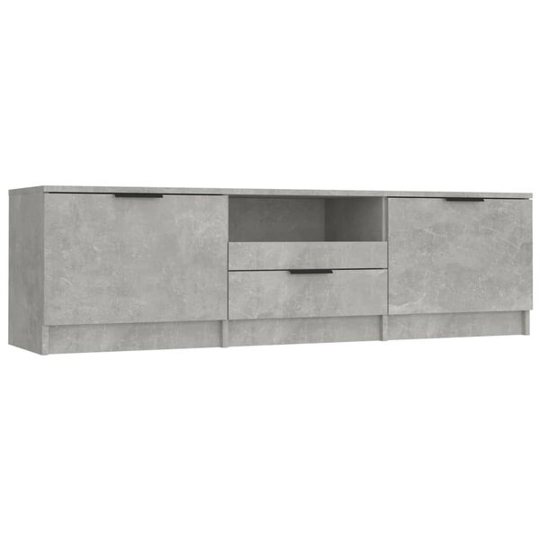 vidaXL Έπιπλο Τηλεόρασης Γκρι Σκυροδέματος 140x35x40 εκ. Επεξεργ. Ξύλο