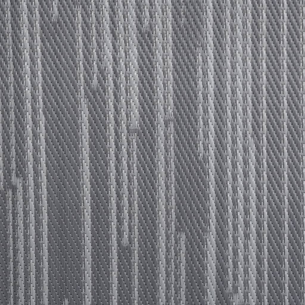 vidaXL Χαλί εξωτερικού χώρου ARAKIL Ανθρακί 80x250 cm PP
