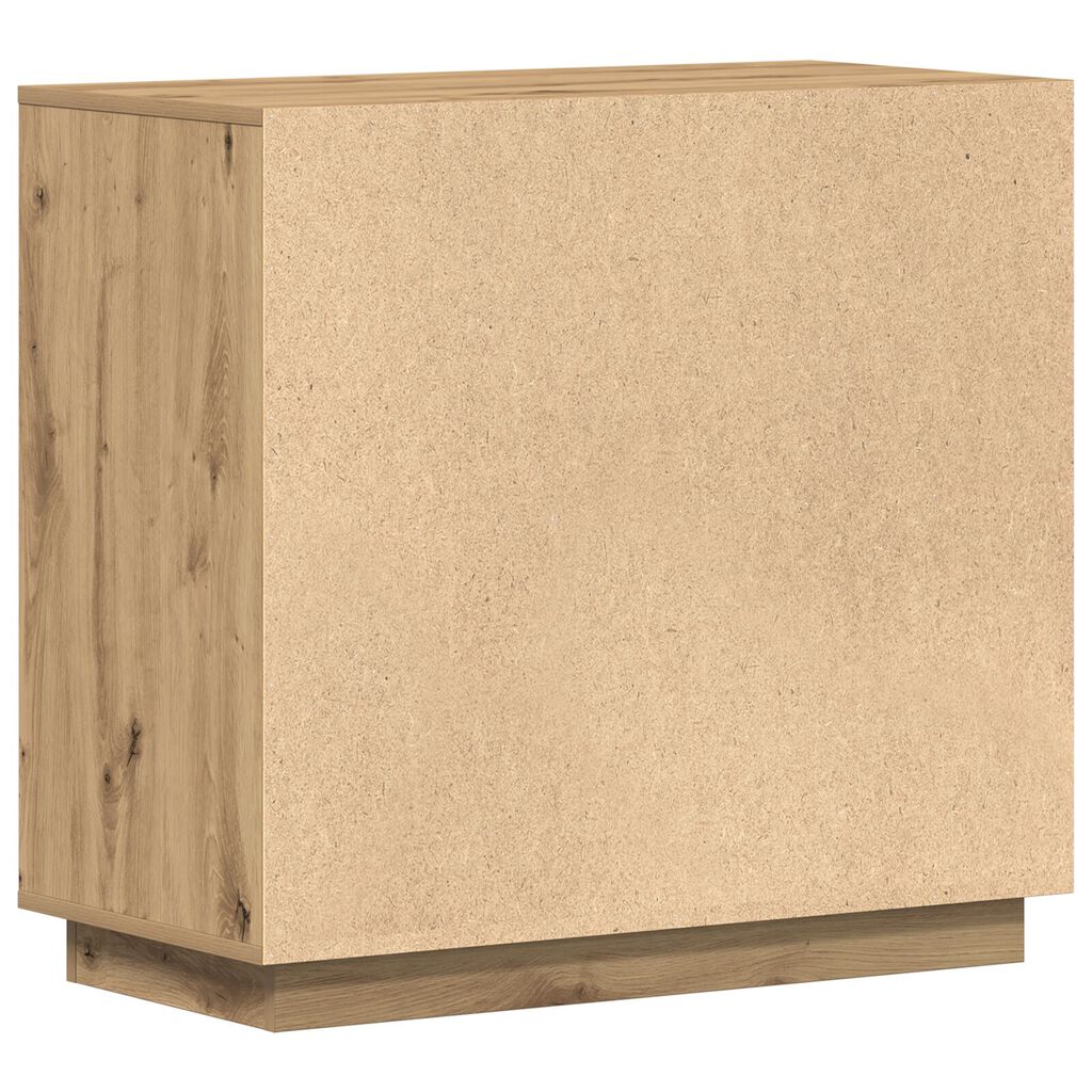 vidaXL Σιφωνάς Artisan Oak 80x34x75 εκ. Κατασκευασμένο ξύλο