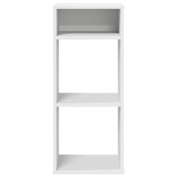 ντουλάπι βιβλίων vidaXL Λευκό 34x31x80 cm Κατασκευασμένο ξύλο