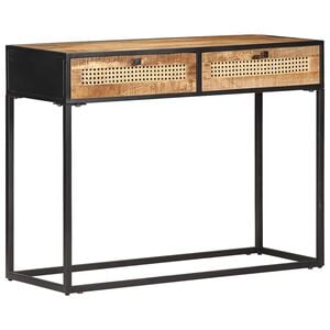 vidaXL &Tau;&rho;&alpha;&pi;έ&zeta;&iota; &Kappa;&omicron;&nu;&sigma;ό&lambda;&alpha; 100x35x75 &epsilon;&kappa; &Alpha;&kappa;&alpha;&tau;. &Xi;ύ&lambda;&omicron; &Mu;ά&nu;&gamma;&kappa;&omicron;/&Phi;&upsilon;&sigma;&iota;&kappa;ό &Kappa;&alpha;&lambda;ά&mu;&iota;