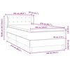 vidaXL &Kappa;&rho;&epsilon;&beta;ά&tau;&iota; Boxspring &mu;&epsilon; &Sigma;&tau;&rho;ώ&mu;&alpha; &Sigma;&kappa;&omicron;ύ&rho;&omicron; &Mu;&pi;&lambda;&epsilon; 100x210 &epsilon;&kappa;. &Beta;&epsilon;&lambda;&omicron;ύ&delta;&iota;&nu;&omicron;