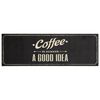 vidaXL &Chi;&alpha;&lambda;ί &Kappa;&omicron;&upsilon;&zeta;ί&nu;&alpha;&sigmaf; &Pi;&lambda;&epsilon;&nu;ό&mu;&epsilon;&nu;&omicron; &Epsilon;&pi;&iota;&gamma;&rho;&alpha;&phi;ή Coffee 60x180 &epsilon;&kappa;. &Beta;&epsilon;&lambda;&omicron;ύ&delta;&omicron;