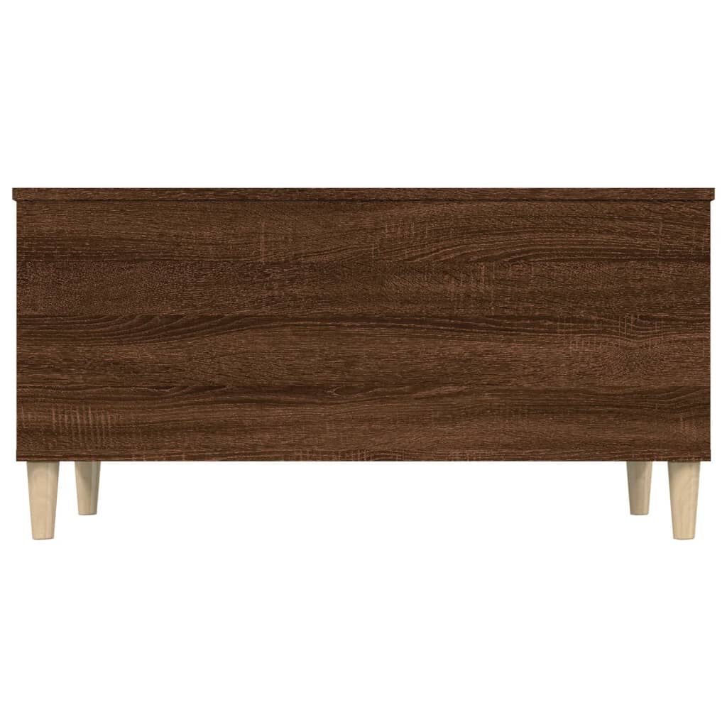 vidaXL Τραπεζάκι Σαλονιού Καφέ Δρυς 90x44,5x45 εκ. Επεξεργασμένο Ξύλο