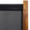 vidaXL Διαχωριστικό Δωματίου με 3 Πάνελ Μαύρο 210 x 170 εκ.