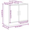 vidaXL Ντουλάπα Νιπτήρα Artisan Oak 63 x 29 x 55 cm Επεξεργασμένο ξύλο