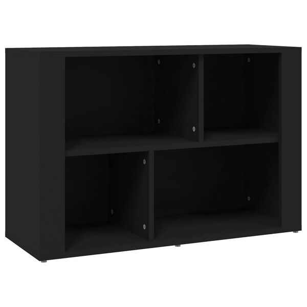 vidaXL Ντουλάπι Μαύρο 80 x 30 x 54 εκ. από Επεξεργασμένο Ξύλο