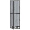 vidaXL Highboard Grey Sonoma &Kappa;&alpha;&tau;&alpha;&sigma;&kappa;&epsilon;&upsilon;&alpha;&sigma;&mu;έ&nu;&omicron; &xi;ύ&lambda;&omicron; &kappa;&alpha;&iota; &mu;έ&tau;&alpha;&lambda;&lambda;&omicron;