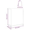 vidaXL Κάλυμμα επίπλων εξωτερικού χώρου 165 x 70 x 185 εκ