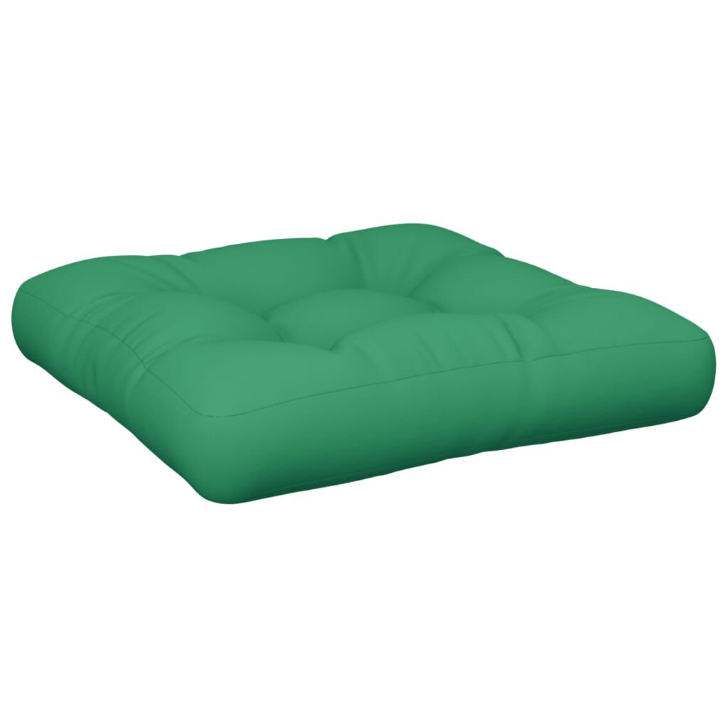 vidaXL Μαξιλάρι Παλέτας Πράσινο 60 x 60 x 12 εκ. Υφασμάτινο
