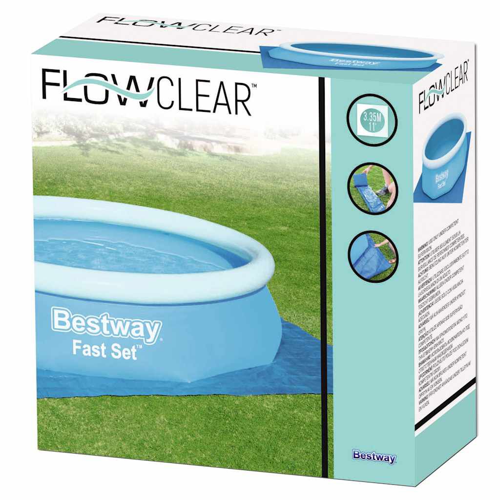 Bestway Υπόστρωμα Πισίνας Προστατευτικό Flowclear 335 x 335 εκ.