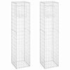 vidaXL &Sigma;&upsilon;&rho;&mu;&alpha;&tau;&omicron;&kappa;&iota;&beta;ώ&tau;&iota;&alpha; &Sigma;&tau;ύ&lambda;&omicron;&iota; 2 &tau;&epsilon;&mu;. 40 x 40 x 180 &epsilon;&kappa;. &Sigma;&iota;&delta;&epsilon;&rho;έ&nu;&iota;&omicron;&iota;