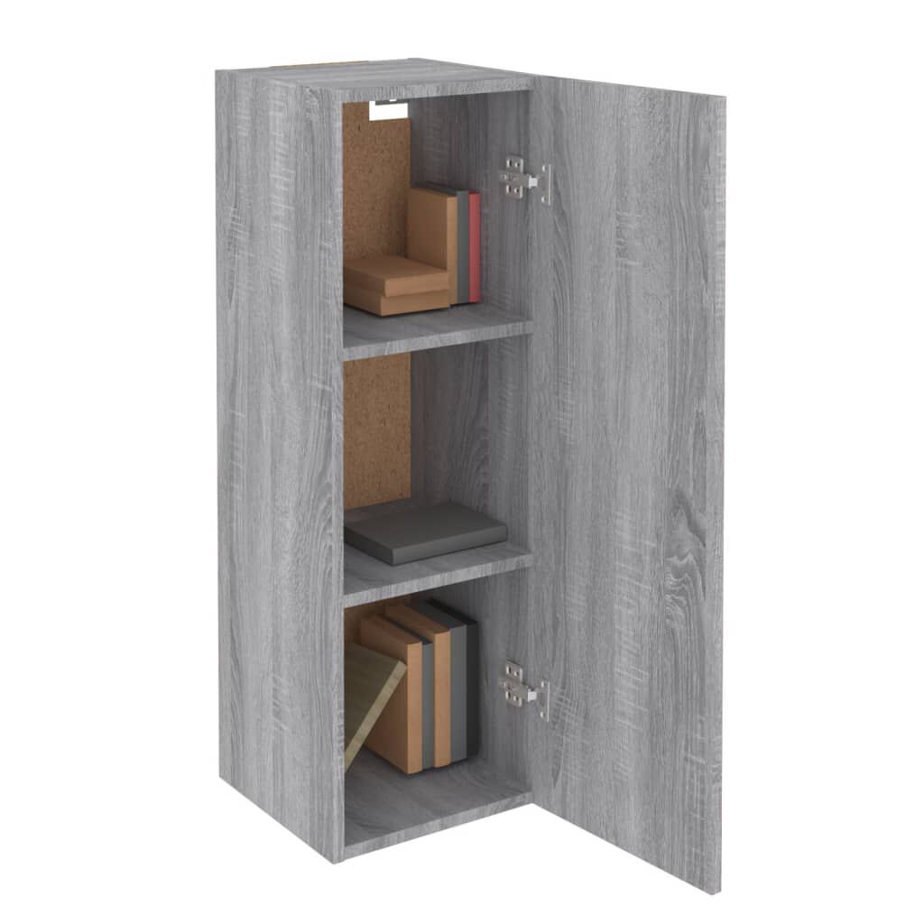 vidaXL Έπιπλο Τηλεόρασης Γκρι Sonoma 30,5x30x90 εκ. από Επεξεργ. Ξύλο