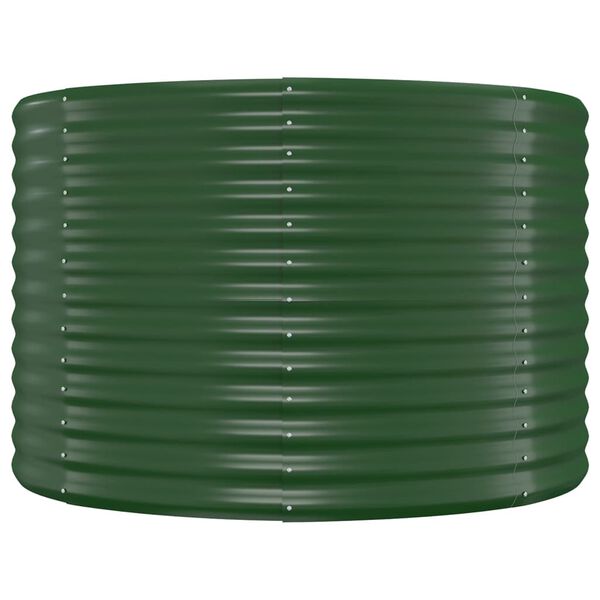 vidaXL Ζαρντινιέρα Πράσινη 175x100x68εκ Γαλβανισμένος χάλυβας