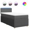 vidaXL &Kappa;&rho;&epsilon;&beta;ά&tau;&iota; Boxspring &mu;&epsilon; &Sigma;&tau;&rho;ώ&mu;&alpha; &Sigma;&kappa;&omicron;ύ&rho;&omicron; &Gamma;&kappa;&rho;&iota; 90x200 &epsilon;&kappa;. &Upsilon;&phi;&alpha;&sigma;&mu;ά&tau;&iota;&nu;&omicron;