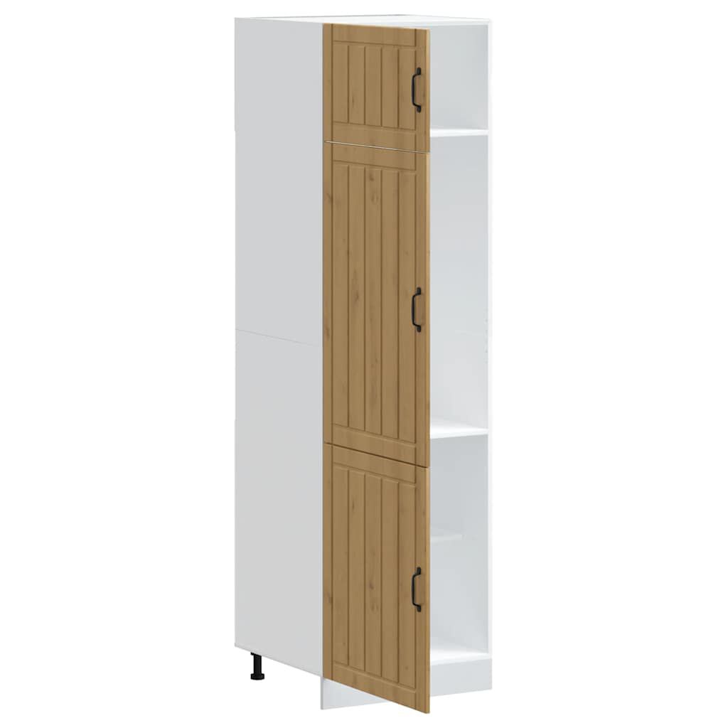 vidaXL Ντουλάπι κουζίνας "Lucca" Artisan Oak Engineered Wood