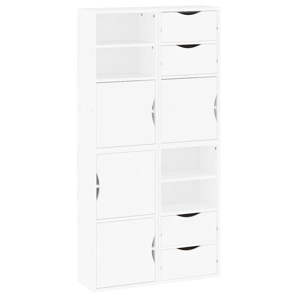 vidaXL Πλαϊνά ντουλάπια 4 τεμ. ODDA 40x24x79 εκ. από Μασίφ Ξύλο Πεύκου