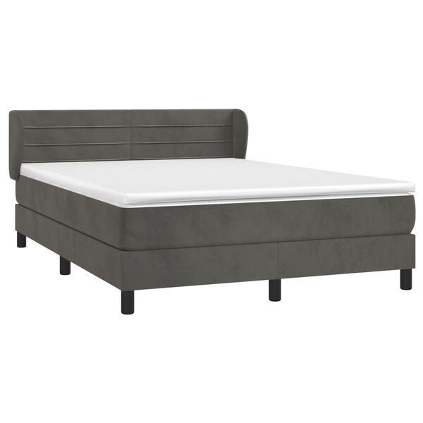 vidaXL &Kappa;&rho;&epsilon;&beta;ά&tau;&iota; Boxspring &mu;&epsilon; &Sigma;&tau;&rho;ώ&mu;&alpha; &Sigma;&kappa;&omicron;ύ&rho;&omicron; &Gamma;&kappa;&rho;&iota; 180x200 &epsilon;&kappa;. &Beta;&epsilon;&lambda;&omicron;ύ&delta;&iota;&nu;&omicron;