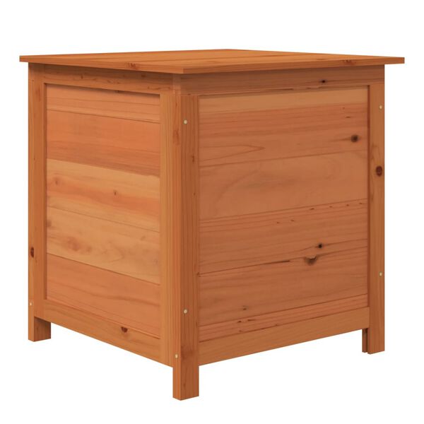 vidaXL Κουτί Μαξιλαριών Εξ. Χώρου Καφέ 50x50x56 εκ. Μασίφ Ξύλο Ελάτης