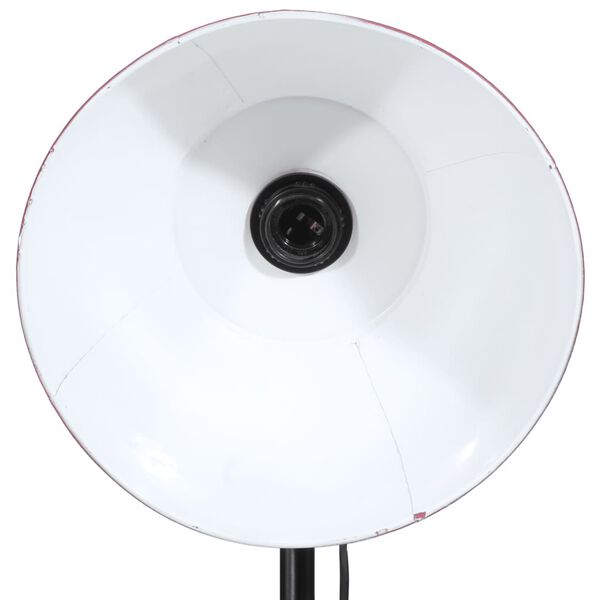 vidaXL Φωτιστικό Δαπέδου 25 W Αντικέ Κόκκινο 61x61x90/150 εκ. Ε27