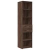 vidaXL Ντουλάπι Αποθήκευσης Στενό Δρυς 45x42,5x225 εκ. Επεξεργ. Ξύλο